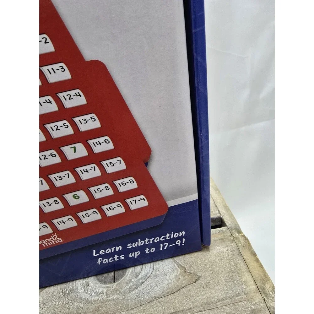 hand2mind Subtraction Practice Board Self Checking Math Learning Toy New Sealed